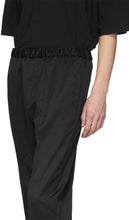 Jil Sander Black Cotton Twill Trousers