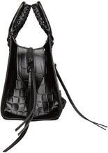 Balenciaga Black Croc Small Neo Classic Top Handle Bag