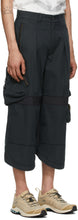 Hyein Seo Black Cropped Cargo Pants