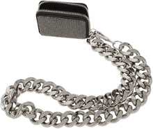 KARA Black Crystal Mesh Bike Wallet Bag