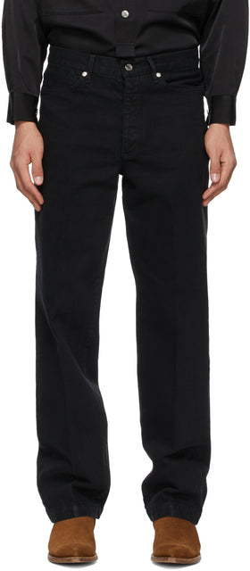 Tanaka Black Dad Jeans - Tanaka Black Dad Jeans - 타나카 블랙 아빠 청바지
