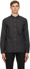 Diesel Black Denim D-Billy Shirt - Chemise D-Billy Denim Diesel Noir - 디젤 블랙 데님 D-Billy Shirt.