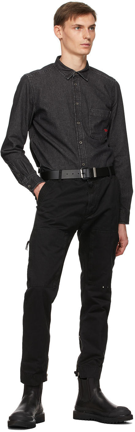 Diesel Black Denim D-Billy Shirt