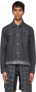 Youths in Balaclava Black Denim 'Godstar' Jacket - Jeunesse à Balaclava Black Denim 'Godstar' Veste - Balaclava Black Dim 'Godstar'재킷의 청소년