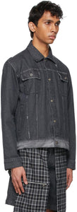 Youths in Balaclava Black Denim 'Godstar' Jacket