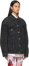 Balenciaga Black Denim Large Fit Jacket