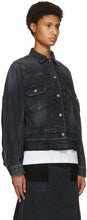 Sacai Black Denim MA-1 Jacket