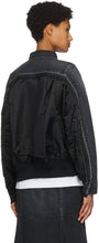 Sacai Black Denim MA-1 Jacket