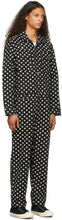 Vyner Articles Black Denim Polka Dot Jumpsuit