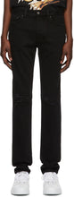 Givenchy Black Destroyed Slim-Fit Jeans - Jean de Givenchy Noir détruit Slim-Fit - GIVENCHY BLACK은 슬림 피트 청바지를 파괴했습니다