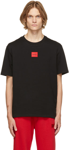 Hugo Black Dorkshire 2 T-Shirt - T-shirt Hugo Noir Dorkshire 2 - Hugo Black Dorkshire 2 T 셔츠