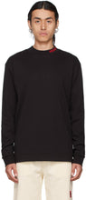 Hugo Black Dorrison Long Sleeve T-Shirt - T-shirt Hugo Noir Dorrison à manches longues - Hugo Black Dorrison 긴 소매 티셔츠
