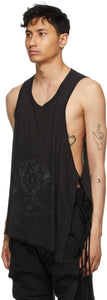 Hyein Seo Black Double Layer Hood T-Shirt