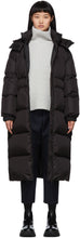 Moncler Black Down Danubelong Coat