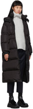Moncler Black Down Danubelong Coat