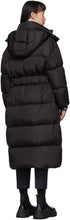 Moncler Black Down Danubelong Coat