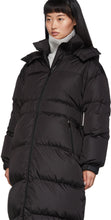 Moncler Black Down Danubelong Coat