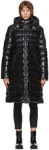 Moncler Black Down Moka Coat