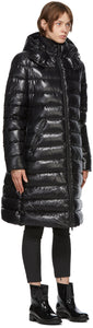 Moncler Black Down Moka Coat