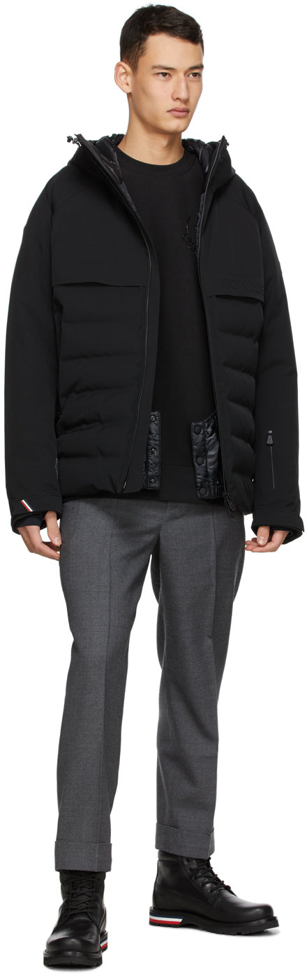 Moncler Grenoble Padded Knit Jacket 'Black' - 9B00003M1122999