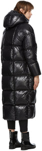 Moncler Black Down Parnaiba Long Coat