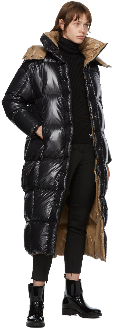 Moncler Black Down Parnaiba Long Coat - Moncler Black Down Parnaiba Long manteau - Moncler Black Down Parnaiba Long Coat.