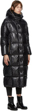 Moncler Black Down Parnaiba Long Coat