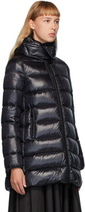 Moncler Black Down Suyen Coat