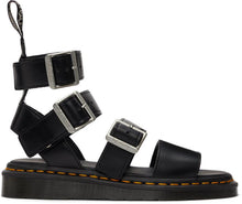 Rick Owens Black Dr. Martens Edition Gryphon High Sandals - Rick Owens Black Dr. Martens Edition Gryphon Sandales hautes - Rick Owens Black Dr. Martens Edition Gryphon High Sandals.