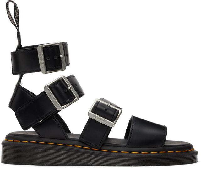 Rick Owens Black Dr. Martens Edition Gryphon High Sandals - Rick Owens Black Dr. Martens Edition Gryphon Sandales hautes - Rick Owens Black Dr. Martens Edition Gryphon High Sandals.