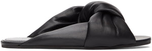 Balenciaga Black Drapy Sandal - Sandale de drypothérapie Balenciaga - Balenciaga Black Dropy Sandal.
