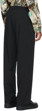 424 Black Drawstring Trousers