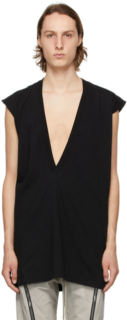 Rick Owens Black Dylan T-Shirt - T-shirt de Dylan noir Rick Owens - 릭 오웬스 블랙 딜란 티셔츠