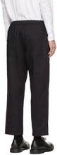 Stefan Cooke Black Elastic Waist Trousers