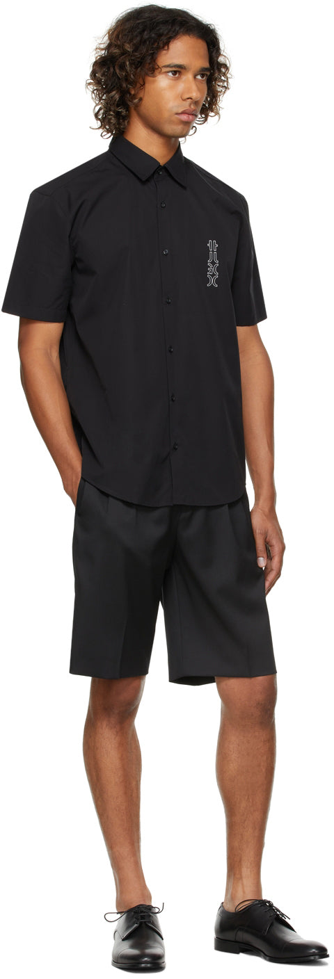 Hugo Black Ermino Short Sleeve Shirt