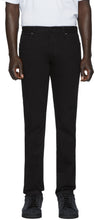 Fendi Black FF Velvet Tape Jeans - Fendi Noir FF Velvet Tape Jeans - 펜디 블랙 FF 벨벳 테이프 청바지