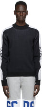 GCDS Black Fitted Sweatshirt - Sweat-shirt ajusté noir GCDS - GCD 블랙 스웨터 스웨터