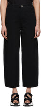 MM6 Maison Margiela Black Five-Pocket Lounge Pants