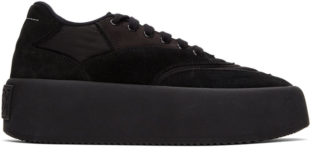MM6 Maison Margiela Black Flatform Sneakers - MM6 MAISON MARGIELA NOIRFORMERS Sneakers - MM6 Maison Margiela Black Flatform Sneakers.