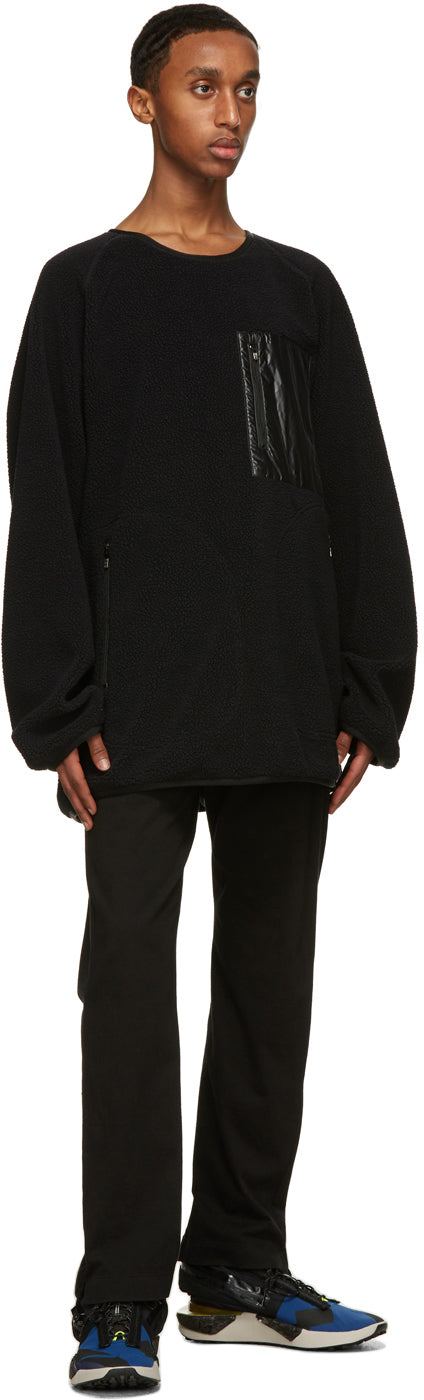 TAKAHIROMIYASHITA TheSoloist. Black Fleece Medical Sweatshirt