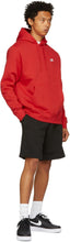 Nike Black Fleece Sportswear Club Cargo Shorts