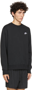 Nike Black Fleece Sportswear Club Sweatshirt