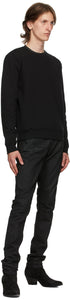 Saint Laurent Black Fleece Sweatshirt