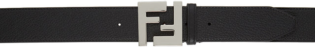 Fendi Black 'Forever Fendi' Buckle Belt - Ceinture à boucle Fendi Black 'Forever Fendi' - Fendi Black 'Forever Fendi'버클 벨트