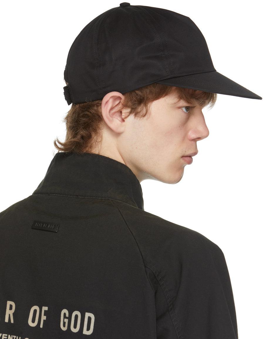 Fear of God Black Gabardine Five-Panel Cap