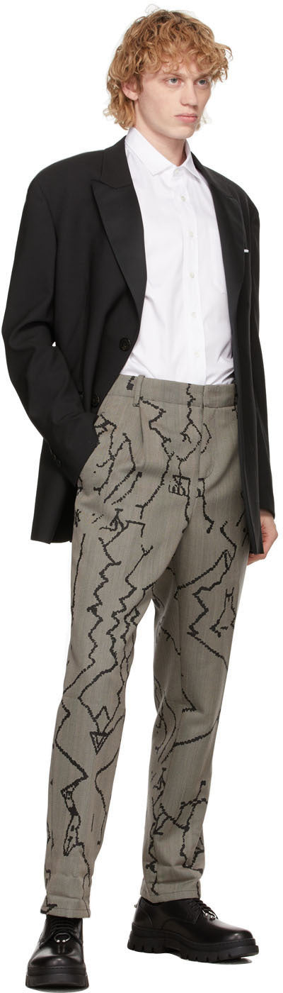 Neil Barrett Black Gabardine Tuxedo Blazer