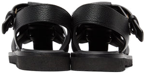 The Row Black Gaia 2 Sandals