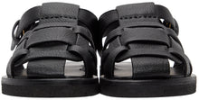 The Row Black Gaia 2 Sandals