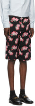Gucci Black GG Peony Print Shorts