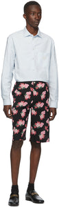 Gucci Black GG Peony Print Shorts